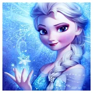 Zabawki kreatywne - Haft diamentowy mozaika diamentowa zestaw xxl 5d dla dzieci 30*30 elsa - miniaturka - grafika 1