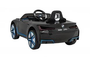 Autko BMW i4 na akumulator dla dzieci Czarny + Wolny Start + EVA + Ekoskóra + Audio LED + Pilot - Pojazdy elektryczne dla dzieci - miniaturka - grafika 5