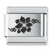 Charmsy - Murrano ITALIAN CHARMS Symbole Roślinne Lilia Wodna IH-219 - miniaturka - grafika 1