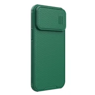 Etui i futerały do telefonów - Nillkin CamShield S Case etui iPhone 14 Pro Max pancerny pokrowiec osłona na aparat zielone - miniaturka - grafika 1