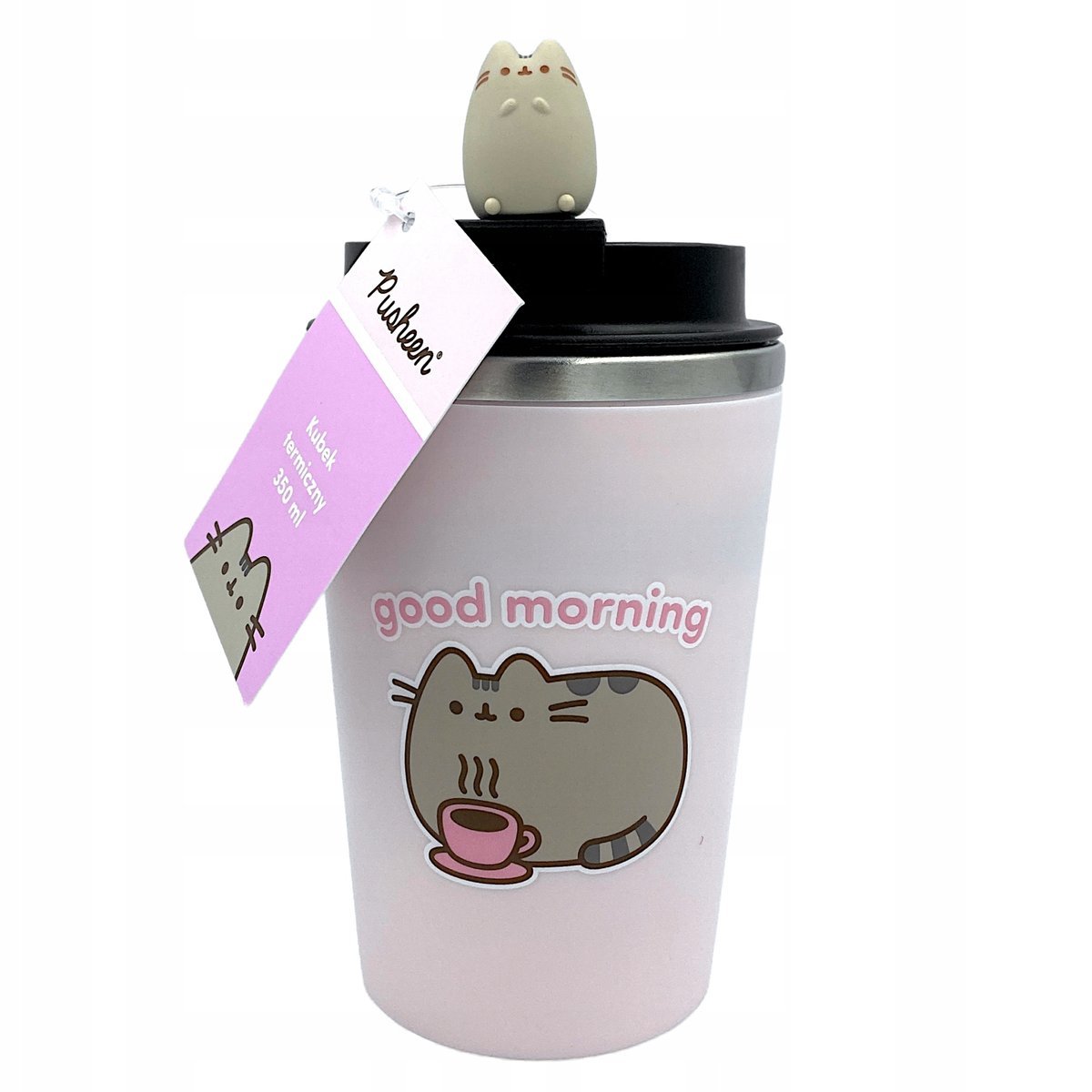 Pusheen Kubek Termiczny 350ml Różowy