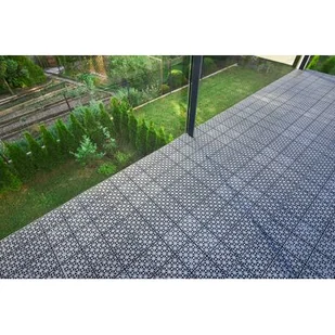 Kratka tarasowa 30 x 30 x 1,2 cm grafitowa - Kostki brukowe i krawężniki - miniaturka - grafika 1