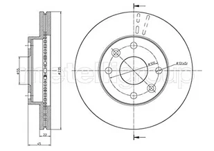METELLI Tarcza hamulcowa 23-0959 - Szczęki hamulcowe - miniaturka - grafika 1