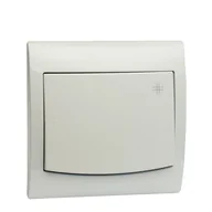 Wyłączniki światła i elektryczne - Łącznik krzyżowy VEGA biały - miniaturka - grafika 1