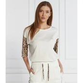 Koszulki i topy damskie - Marc Cain T-shirt | Oversize fit - miniaturka - grafika 1