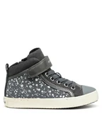 Buty dla dziewczynek - Geox Sneakersy J Kalispera J744GI 0DHAJ C9017 S Szary - miniaturka - grafika 1