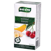 Herbata - BEliN - Herbata owocowa, ekspresowa, aromatyzowana o smaku wiśniowo - bananowym - miniaturka - grafika 1