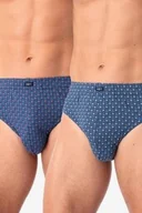 Majtki męskie - Slipy męskie bawełniane (2 pack) o klasycznym komfortowym kroju MPC 945 Key - miniaturka - grafika 1