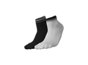 Skarpetki i podkolanówki sportowe - CRIVIT Skarpetki rowerowe damskie lub męskie (Czarny / biały, 35/36) - miniaturka - grafika 1