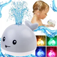 Zabawki do kąpieli - FONTANNA ZABAWKA DO KĄPIELI WODY TRYSKAJĄCY WIELORYB ŚWIECĄCY - miniaturka - grafika 1