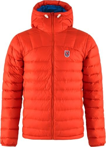 FJALLRAVEN 86121-214-525 Expedition Hoodie M długi sweter męski płomień pomarańczowy - niebieski rozmiar S