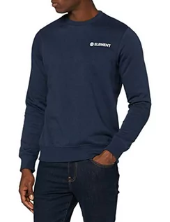Bluzy męskie - Element Męska bluza Blazin Chest bluza dla mężczyzn niebieski Granatowy (Eclipse Navy) S U1CRA3 - grafika 1