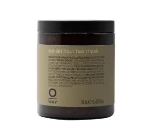 OWAY BLONDEWAY SUNSET HOUR MASKA DO WŁOSÓW BLOND ROZJAŚNIANYCH I SIWYCH 160ML - Maski do włosów - miniaturka - grafika 1