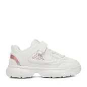 Buty dla dziewczynek - Sneakersy Kappa CEO-SS24-3CK10 Biały - miniaturka - grafika 1