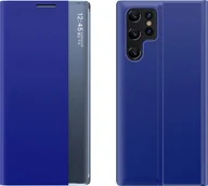 Etui i futerały do telefonów - New Sleep Case etui do Samsung Galaxy S24 FE pokrowiec z klapką i podstawką - niebieskie - miniaturka - grafika 1