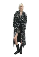 Dresy damskie - CARDIGAN lurex Donna Akep leopardato - miniaturka - grafika 1