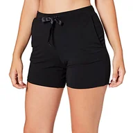 Spodnie damskie - Schiesser Damskie spodnie od piżamy Kurze Schlafhose, Czarny, 44 - miniaturka - grafika 1