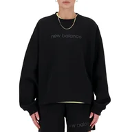 Bluzy sportowe damskie - Bluza New Balance WT41556BK - czarna - miniaturka - grafika 1