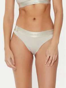 Calvin Klein Underwear Figi klasyczne 000QF7999E Beżowy - Majtki damskie - miniaturka - grafika 1