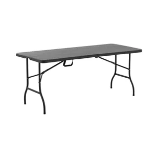 Stół cateringowy - 1830 x 750 x 740 mm - Royal Catering - 150 kg - wewnątrz / na zewnątrz - czarny RC-FT_3 - Wyposażenie lokali gastronomicznych - miniaturka - grafika 1