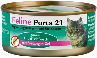 Feline Porta 21, 6 x 156 g - Tuńczyk z wodorostami - Mokra karma dla kotów - miniaturka - grafika 1
