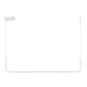 Lampy sufitowe - Wisząca lampa nad wyspę Minima MP0095-L120_WH LED 20W 3000K listwa metal biały - miniaturka - grafika 1