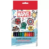 Kredki, ołówki, pastele i pisaki - Beniamin Kredki ołówkowe trójkątne jumbo Avengers 12 kol - miniaturka - grafika 1