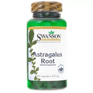 SWANSON Astragalus 470 mg 100 kapsułek - Suplementy naturalne - miniaturka - grafika 1