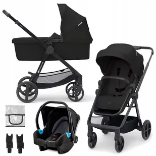 Kinderkraft Newly 3w1 Classic Black - Wózki dziecięce - miniaturka - grafika 1