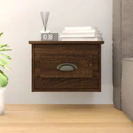Szafki nocne - vidaXL Wisząca szafka nocna, brązowy dąb, 41,5x36x28 cm - miniaturka - grafika 1
