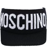 Czapki damskie - Moschino Daszek | z dodatkiem wełny i kaszmiru - miniaturka - grafika 1
