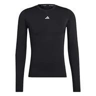 Koszulki męskie - adidas Męska koszulka z długim rękawem Tf LS Tee, czarna, L, czarny, L - miniaturka - grafika 1