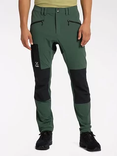 Spodnie sportowe męskie - Haglöfs Spodnie funkcyjne "Rugged Slim" w kolorze zielonym - grafika 1