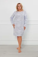 Piżamy damskie - Jowita koszula damska długi rękaw - Italian Fashion - miniaturka - grafika 1