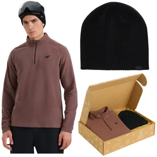 Polar męski 4FWarm + czapka zimowa w prezentowym boxie Zestaw-Prezentowy - Czapki narciarskie Polar męski 4FWarm + czapka zimowa w prezentowym boxie Zestaw-Prezentowy - Czapki narciarskie - miniaturka - grafika 1