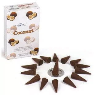 Kadzidełka stożkowe Stamford Coconut, Kokos - Kadzidła i dodatki - miniaturka - grafika 1