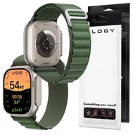 Akcesoria do smartwatchy - Pasek do zegarka Alogy Sport Strap do Apple Watch 4/5/6/7/8/SE/Ultra (42/44/45/49mm) Zielony - miniaturka - grafika 1