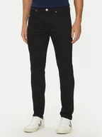 Spodnie męskie - Lee Jeansy Luke 112119043 Czarny Slim Fit - miniaturka - grafika 1