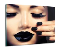 Deski do krojenia - osłona do płyty indukcyjnej Kobieta makijaż 60x52, ArtprintCave - miniaturka - grafika 1