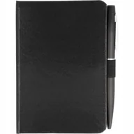 Notesy i bloczki - NOTES PLANER + DŁUGOPIS BULLET JOURNAL A6 CZARNY - miniaturka - grafika 1