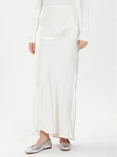 Gina Tricot Spódnica maxi 22969 Biały Regular Fit - Spódnice - miniaturka - grafika 1
