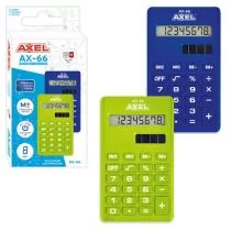 AXEL Kalkulator Ax-66 pudełko 50/200 - Kalkulatory - miniaturka - grafika 1