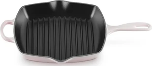 Patelnia grillowa Signature kwadratowa 26 cm jasnoróżowa - Patelnie - miniaturka - grafika 1