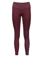 Spodnie sportowe damskie - asics Legginsy sportowe "Flexform" w kolorze bordowym - miniaturka - grafika 1