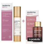 Zestawy kosmetyków damskich - Sesderma Reti Age Gel Cream + Serum ZESTAW Krem-żel przeciwstarzeniowy 50 ml + Serum przeciwzmarszczkowe 30 ml - miniaturka - grafika 1