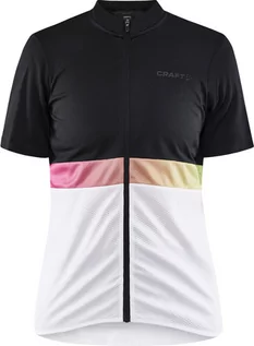 Koszulki rowerowe - Craft Core Endur Jersey Women, czarny/biały L 2022 Koszulki kolarskie - grafika 1