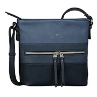 Torebki damskie - TOM TAILOR Damska Ellen Cross Bag M, M, Mixed Denim Blue - m - miniaturka - grafika 1