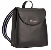 Plecaki - DAMSKI PLECAK TOMMY HILFIGER TH THJ SKÓRA mały - miniaturka - grafika 1