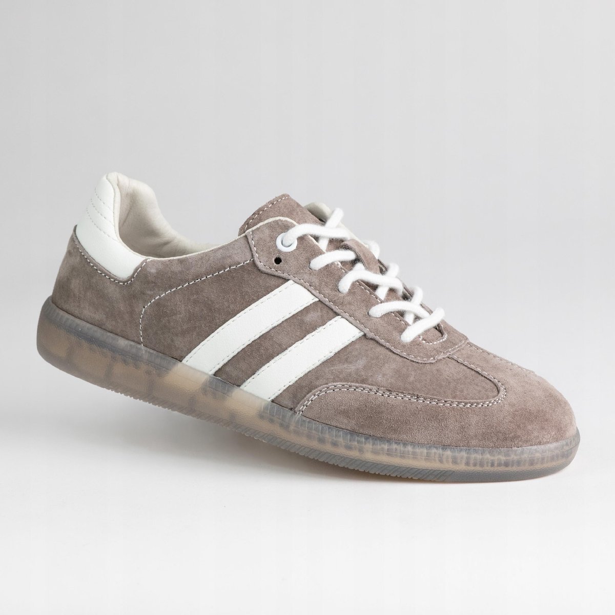 Sportowe damskie buty skóra naturalna GOODIN GD-XF-164 brąz zamsz lekki 38