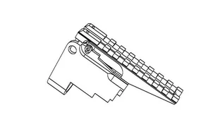 Strike Industries - Szyna montażowa AK Rear Sight Rail - AKRR - Osprzęt do wiatrówek - miniaturka - grafika 8